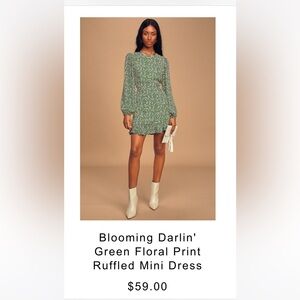 NWT LULUS floral dress